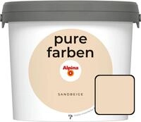 Alpina Pure Farben Wandfarbe sandbeige 2,5 L