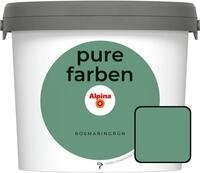 Alpina Pure Farben Wandfarbe rosmaringr&uuml;n 2,5 L