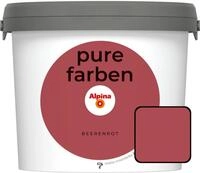 Alpina Pure Farben Wandfarbe beerenrot 2,5 L