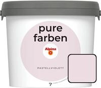 Alpina Pure Farben Wandfarbe pastellviolett 2,5 L