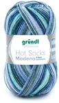 Gr&uuml;ndl Wolle Hot Socks Madena 4-fach 100 g baltic-sea-mix