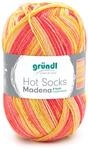 Gr&uuml;ndl Wolle Hot Socks Madena 4-fach 100 g sunrise