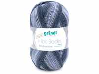 Gründl Wolle Hot Socks Malcesine, 4-fach,100 g, graphit multicolor GLO663608766