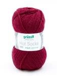 Gr&uuml;ndl Wolle Hot Socks uni 50 g bordeaux