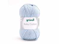 Gründl Wolle Baby Cotton 50 g hellblau GLO663608283