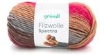 Gr&uuml;ndl Filzwolle Spectra 100 g cabernet multicolor