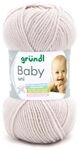 Gr&uuml;ndl Wolle Baby uni 50 g ecru