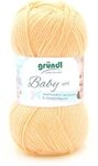 Gr&uuml;ndl Wolle Baby uni 50 g pastellgelb