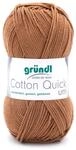Gr&uuml;ndl Wolle Cotton Quick 50 g uni caramell