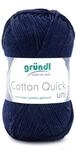 Gr&uuml;ndl Wolle Cotton Quick 50 g uni dunkelblau