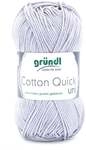 Gr&uuml;ndl Wolle Cotton Quick 50 g uni hellgrau