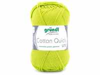 Gründl Wolle Cotton Quick 50 g uni hellgrün GLO663608342