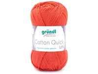 Gründl Wolle Cotton Quick 50 g uni orange GLO663608327
