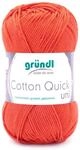 Gr&uuml;ndl Wolle Cotton Quick 50 g uni orange
