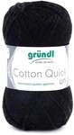 Gr&uuml;ndl Wolle Cotton Quick 50 g uni schwarz