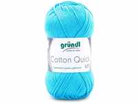 Gründl Wolle Cotton Quick 50 g uni wasserblau GLO663608338