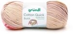 Gr&uuml;ndl Wolle Cotton Quick Batik 100 g beigebraun-rosa-orange