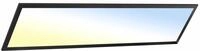 Briloner LED-Panelleuchte ultraflach 100 x 25 cm schwarz CCT dimmbar