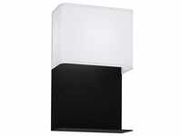Eglo LED Wandleuchte Galdakao weiß-schwarz 32 x 20 cm warmweiß