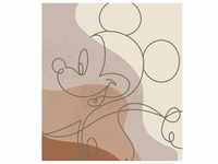 Komar Vlies Fototapete Mickey Line Drawing 250 x 280 cm