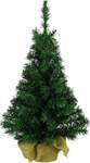 Mini Weihnachtsbaum im Jutesack 35 cm