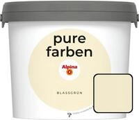 Alpina Pure Farben Wandfarbe blassgr&uuml;n 2,5 L