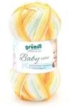 Gr&uuml;ndl Wolle Baby color 50 g orange multicolor