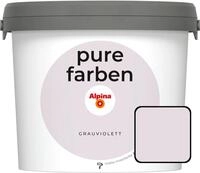 Alpina Pure Farben Wandfarbe grauviolett 2,5 L