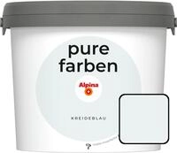 Alpina Pure Farben Wandfarbe kreideblau 2,5 L