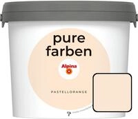 Alpina Pure Farben Wandfarbe pastellorange 2,5 L