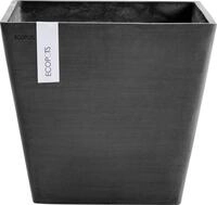 Ecopots Pflanztopf Rotterdam 30 x 30 x 30 cm dunkelgrau