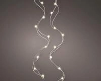 Kaemingk Micro LED Strangbeleuchtung Lichterkette mit 40 Lichter warmwei&szlig;
