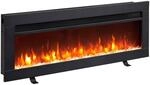 BALDERIA Elektrokamin schwarz Agnes 36 1000/1800 Watt 33 x 92 cm