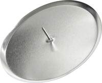 Kaemingk Adventskerzenhalter silber &Oslash; 8 cm - 4 St&uuml;ck