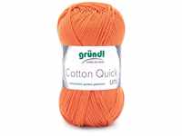 Gründl Wolle Cotton Quick 50 g uni mandarine GLO663608344