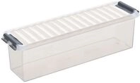 Sunware Aufbewahrungsbox Q-Line 1,3L transparent 27 x 8,4 x 9 cm