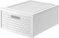Rotho Schubladenbox Country gro&szlig;, 19,2 L wei&szlig;