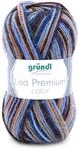 Gr&uuml;ndl Wolle Lisa Premium color 50 g braun-beige-blau-color