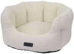 Nobby Komfortbett Kamba oval L 86 x B 70 x H 24 cm beige