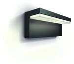 Philips LED Au&szlig;enwandleuchte Bustan anthrazit warmwei&szlig;