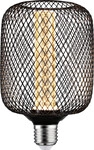 Paulmann LED Leuchtmittel Metallic Glow Zyl Spiral E27 4,2W schwarz