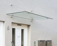 Canopia Vordach Taurus 1400 Silber Stahl 140 x 90 cm