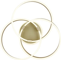 Globo LED Deckenleuchte Herwig goldfarben