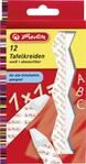 herlitz Tafelkreide wei&szlig; 12 St&uuml;ck