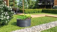 Vitavia Hochbeet Terra Rund 82 x 82 x 40 cm granit