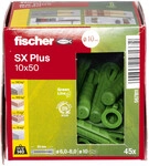 Fischer Spreizd&uuml;bel SX Plus Green 10.0 x 50 mm - 45 St&uuml;ck