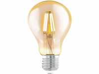 Eglo LED Leuchtmittel A75 E27 Birnenform 4 W warmweiß amber GLO773706856