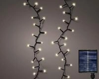Kaemingk Solar LED-Licherkette Compact 22,5 m warmwei&szlig;