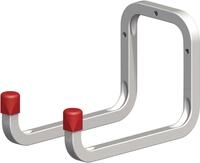 alfer Ger&auml;tehaken 175 mm 175 x 120 x 98 mm Stahl verzinkt Kappe rot