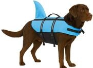 Nobby Hunde Schwimmweste Sharki mit Haiflosse hellblau